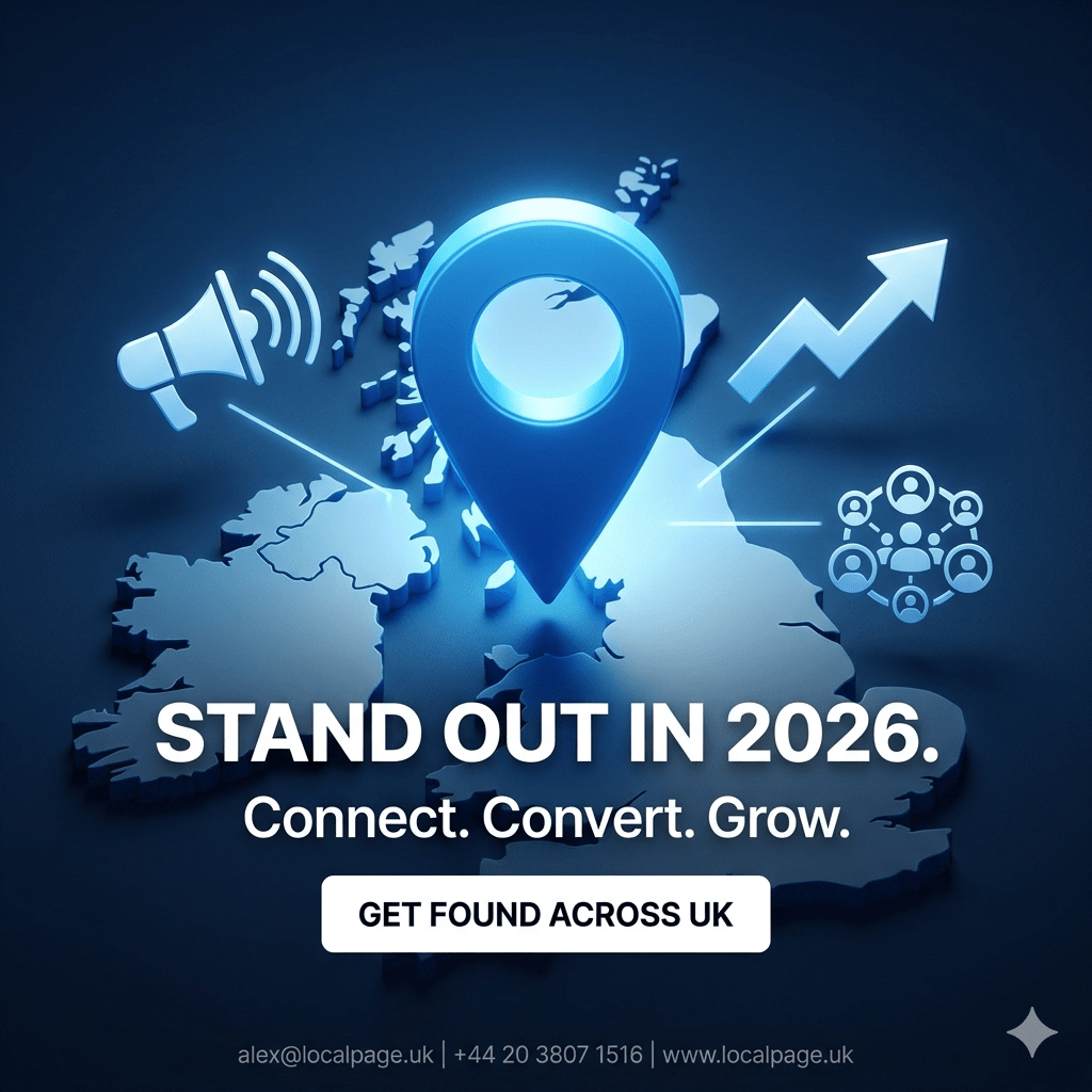 Dynamic 3D icons showcasing content marketing growth in the UK.